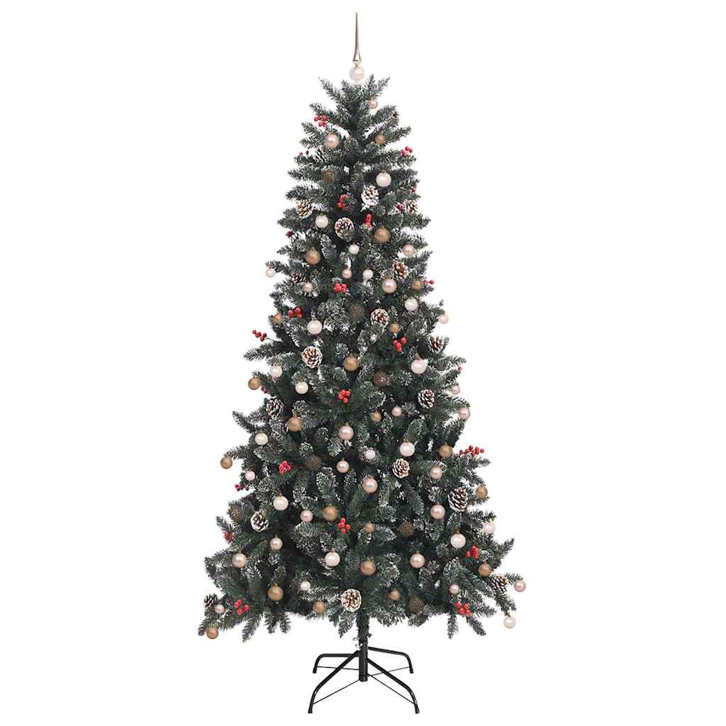 Künstlicher Weihnachtsbaum Grün 129,5 x 129,5 x 240 cm
