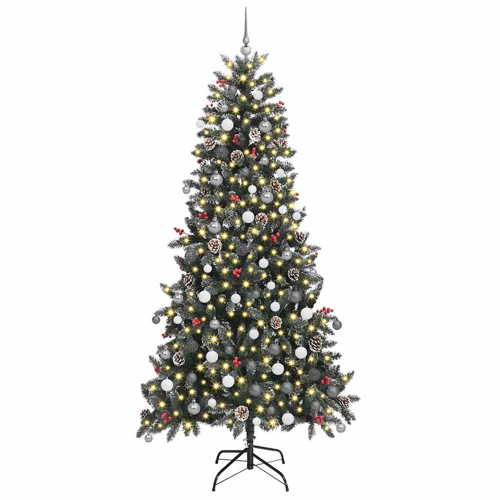 Künstlicher Weihnachtsbaum Grün 129,5 x 129,5 x 240 cm