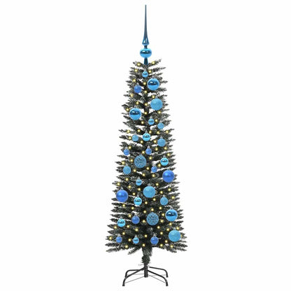 Künstlicher Weihnachtsbaum mit 150 LEDs mit Ständer Grün 120 cm