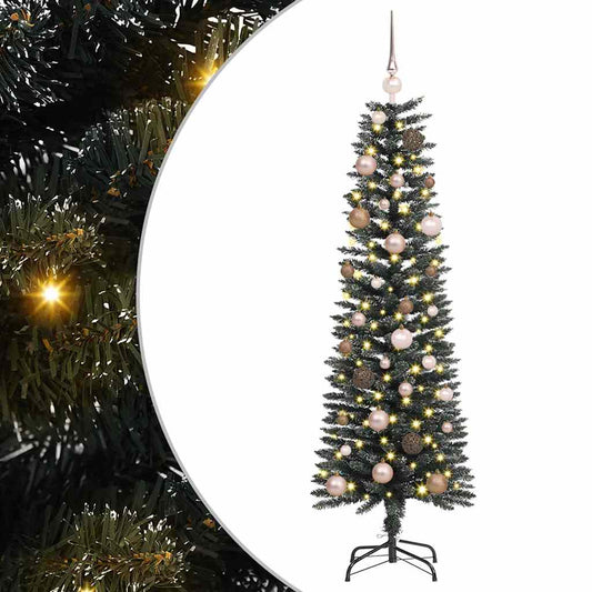 Künstlicher Weihnachtsbaum mit 150 LEDs Grün 43 x 43 x 150 cm