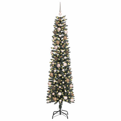 Künstlicher Weihnachtsbaum mit 300 LEDs Grün 58 x 58 x 210 cm