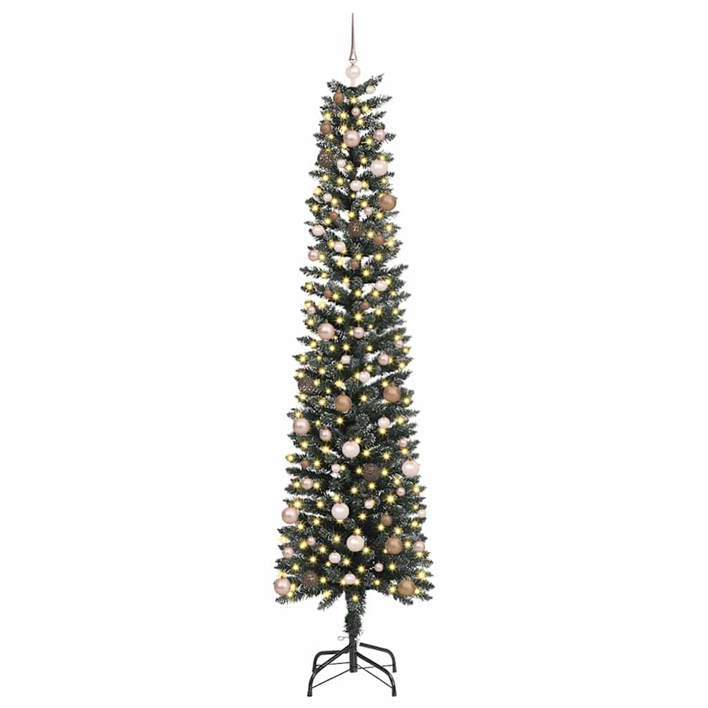 Künstlicher Weihnachtsbaum mit 300 LEDs Grün 58 x 58 x 240 cm