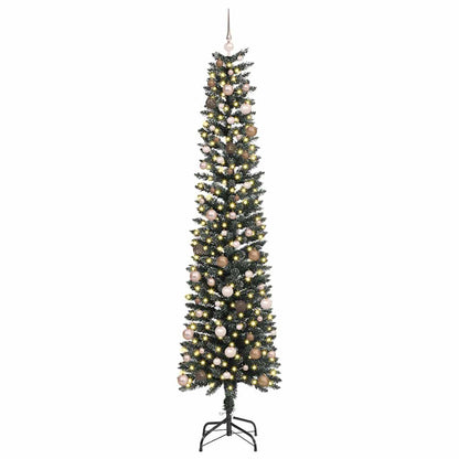 Künstlicher Weihnachtsbaum mit 300 LEDs Grün 58 x 58 x 240 cm