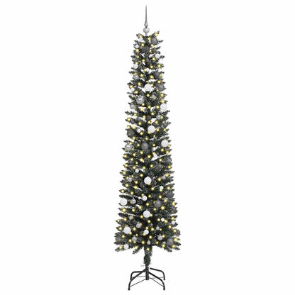 Künstlicher Weihnachtsbaum mit 300 LEDs Grün 58 x 58 x 240 cm
