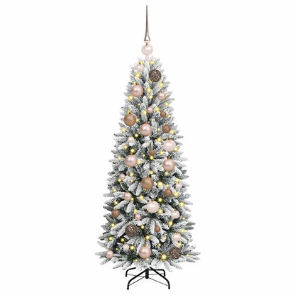 Künstlicher Weihnachtsbaum mit 150 LEDs Weiß 53 x 53 x 120 cm