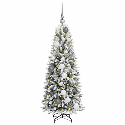 Künstlicher Weihnachtsbaum mit 150 LEDs Weiß 53 x 53 x 120 cm