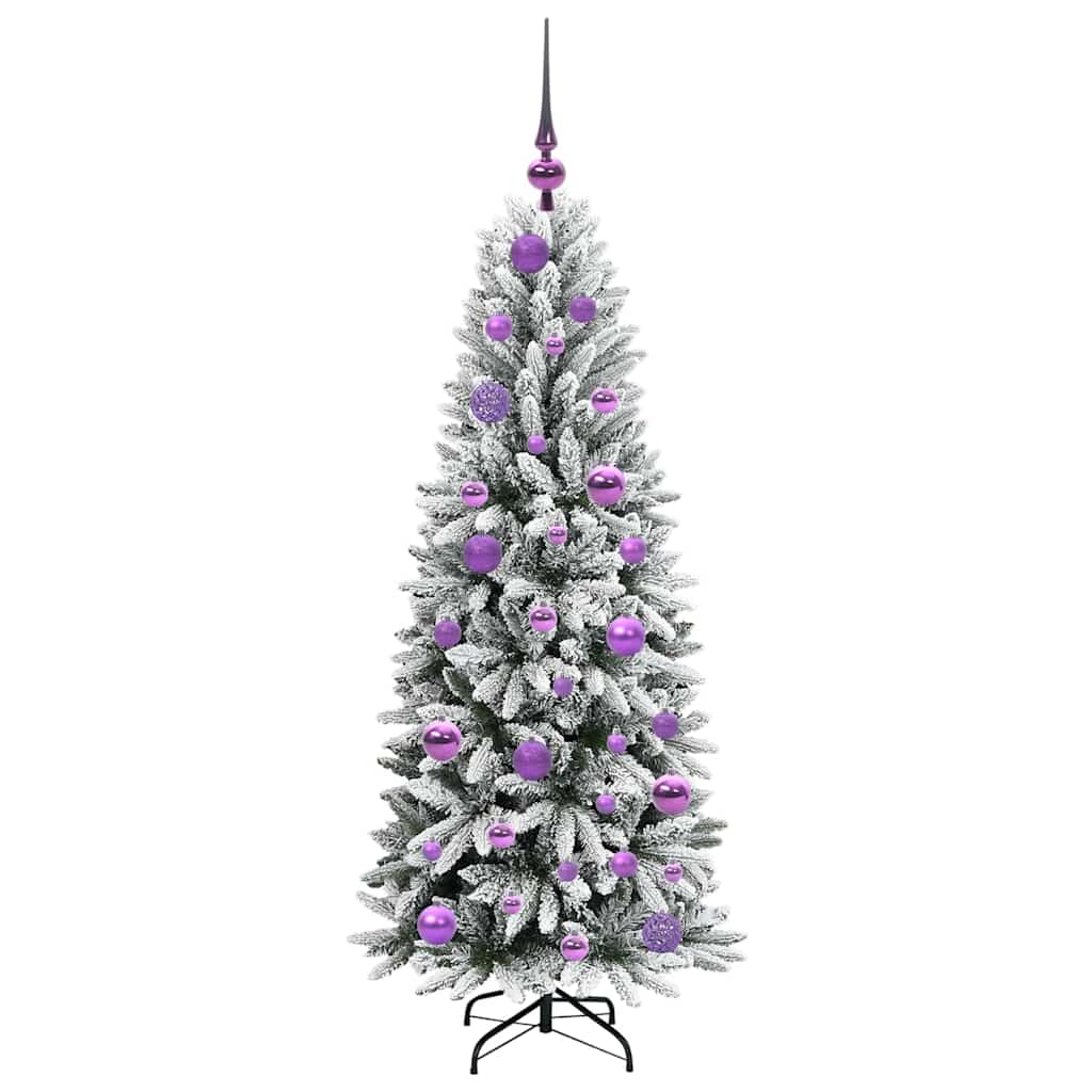 Künstlicher Weihnachtsbaum mit 150 LEDs Weiß 53 x 53 x 120 cm