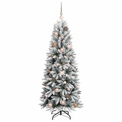 Künstlicher Weihnachtsbaum mit 150 LEDs Weiß 63 x 63 x 150 cm