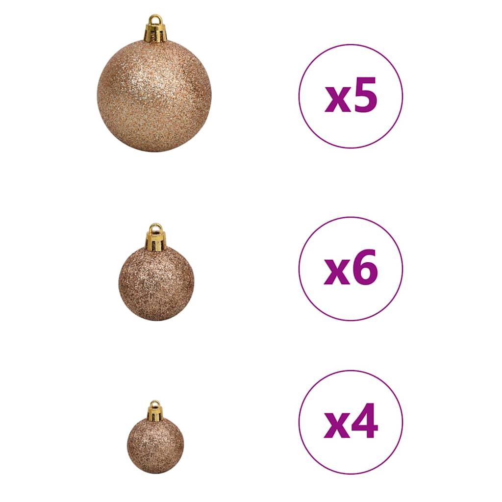 Künstlicher Weihnachtsbaum mit 150 LEDs mit Ständer Weiß 150 cm