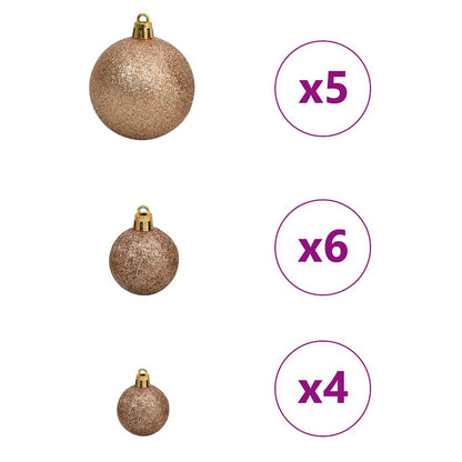 Künstlicher Weihnachtsbaum mit 150 LEDs mit Ständer Weiß 150 cm
