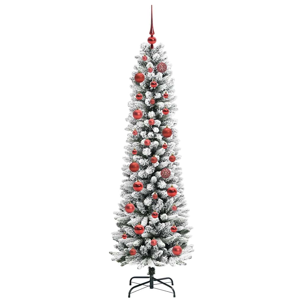 Künstlicher Weihnachtsbaum mit 150 LEDs Grün und Weiß 150 cm