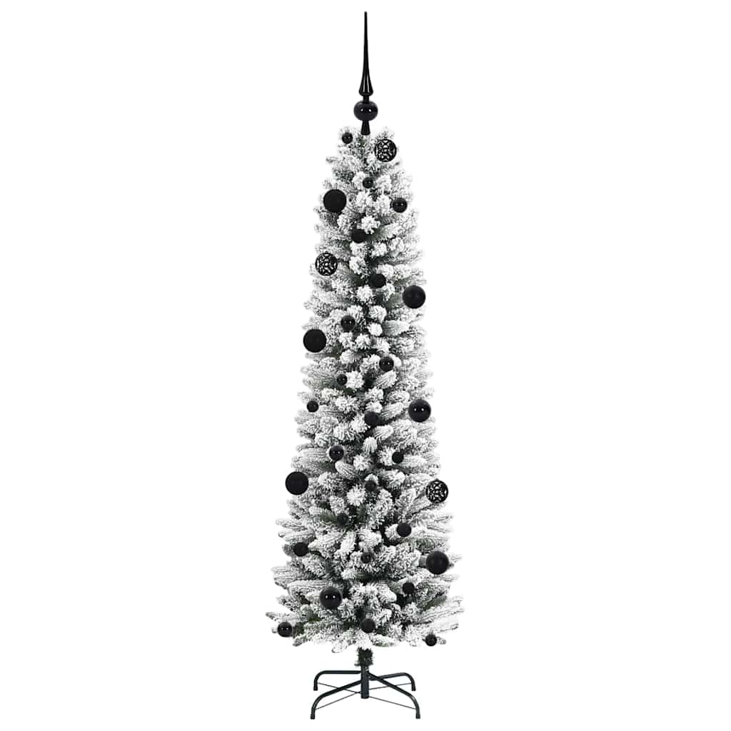 Künstlicher Weihnachtsbaum mit 150 LEDs Grün und Weiß 150 cm
