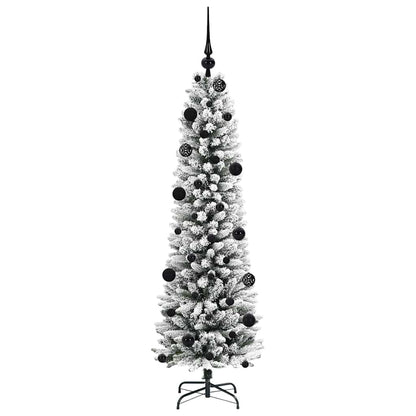 Künstlicher Weihnachtsbaum mit 150 LEDs Grün und Weiß 150 cm