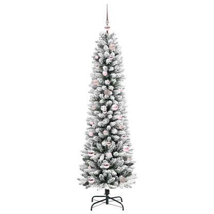 Künstlicher Weihnachtsbaum mit 150 LEDs Grün und Weiß 150 cm