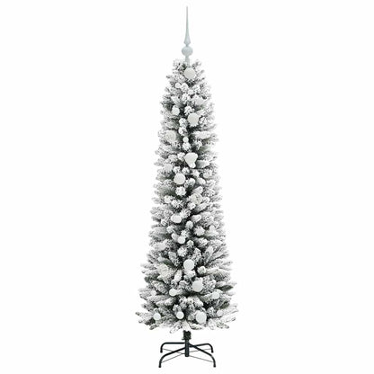 Künstlicher Weihnachtsbaum mit 150 LEDs Grün und Weiß 150 cm