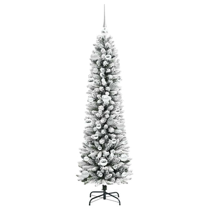 Künstlicher Weihnachtsbaum mit 150 LEDs Grün und Weiß 150 cm