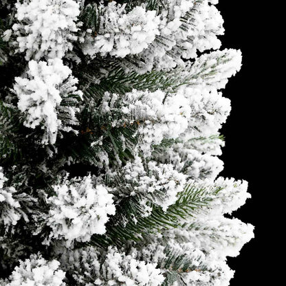 Künstlicher Weihnachtsbaum mit 150 LEDs Grün und Weiß 150 cm