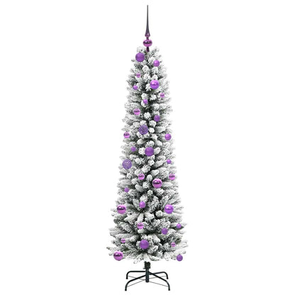 Künstlicher Weihnachtsbaum mit 150 LEDs Grün und Weiß 150 cm