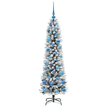 Künstlicher Weihnachtsbaum mit 150 LEDs Grün und Weiß 150 cm