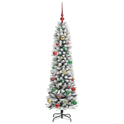Künstlicher Weihnachtsbaum mit 150 LEDs Grün und Weiß 150 cm