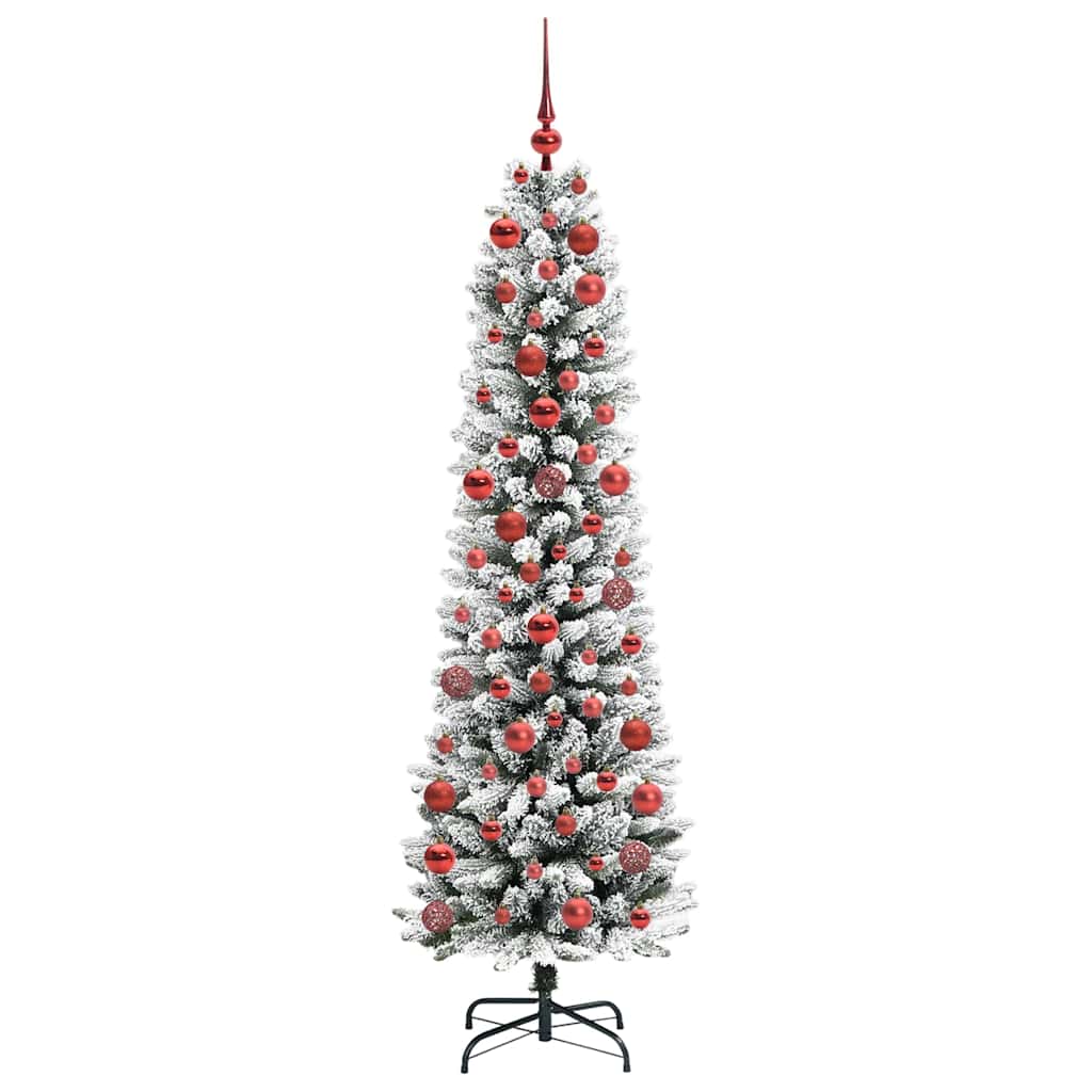 Künstlicher Weihnachtsbaum mit 300 LEDs Grün und Weiß 180 cm
