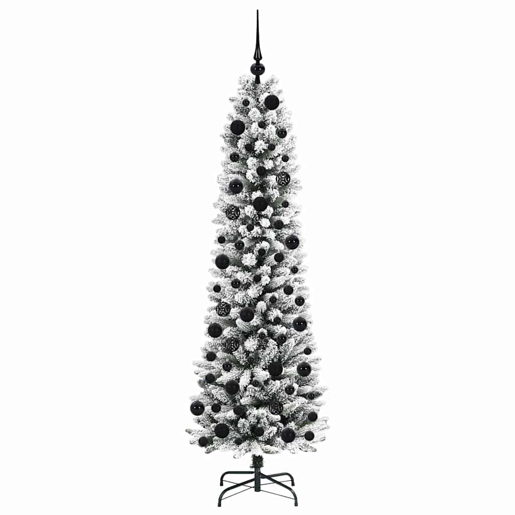 Künstlicher Weihnachtsbaum mit 300 LEDs Grün und Weiß 180 cm