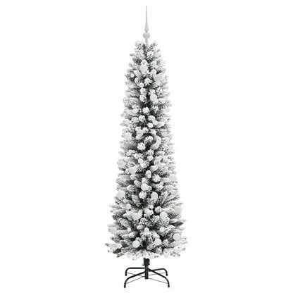 Künstlicher Weihnachtsbaum mit 300 LEDs Grün und Weiß 180 cm