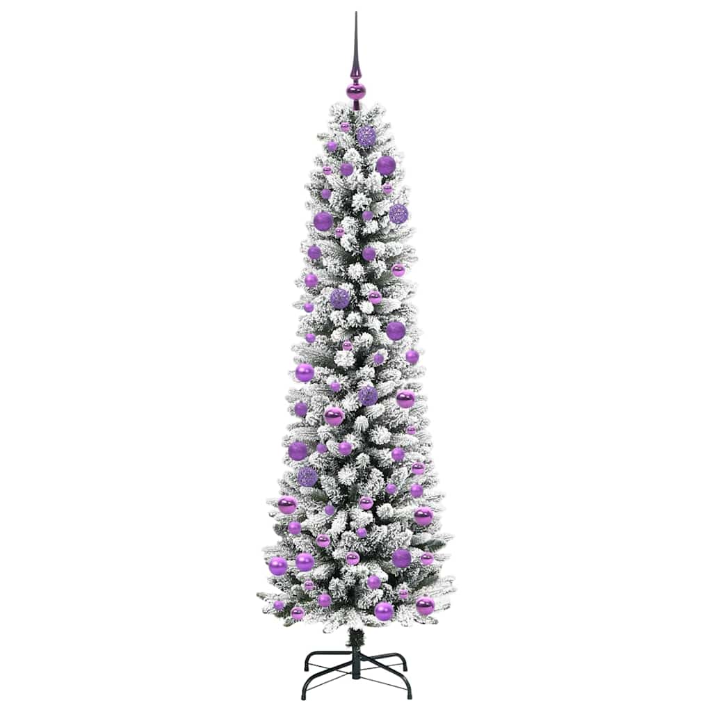 Künstlicher Weihnachtsbaum mit 300 LEDs Grün und Weiß 180 cm