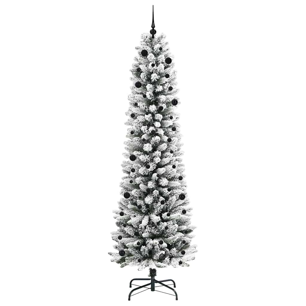 Künstlicher Weihnachtsbaum mit 300 LEDs Grün und Weiß 240 cm