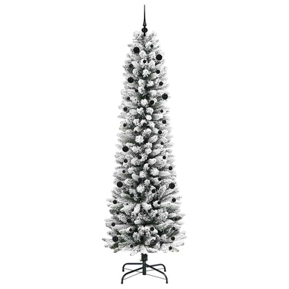 Künstlicher Weihnachtsbaum mit 300 LEDs Grün und Weiß 240 cm