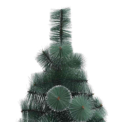 Künstlicher vorbeleuchteter Weihnachtsbaum Grün 180 cm PET