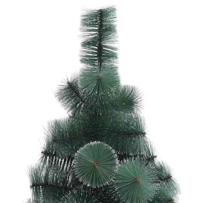 Künstlicher vorbeleuchteter Weihnachtsbaum mit Ball-Set 210 cm