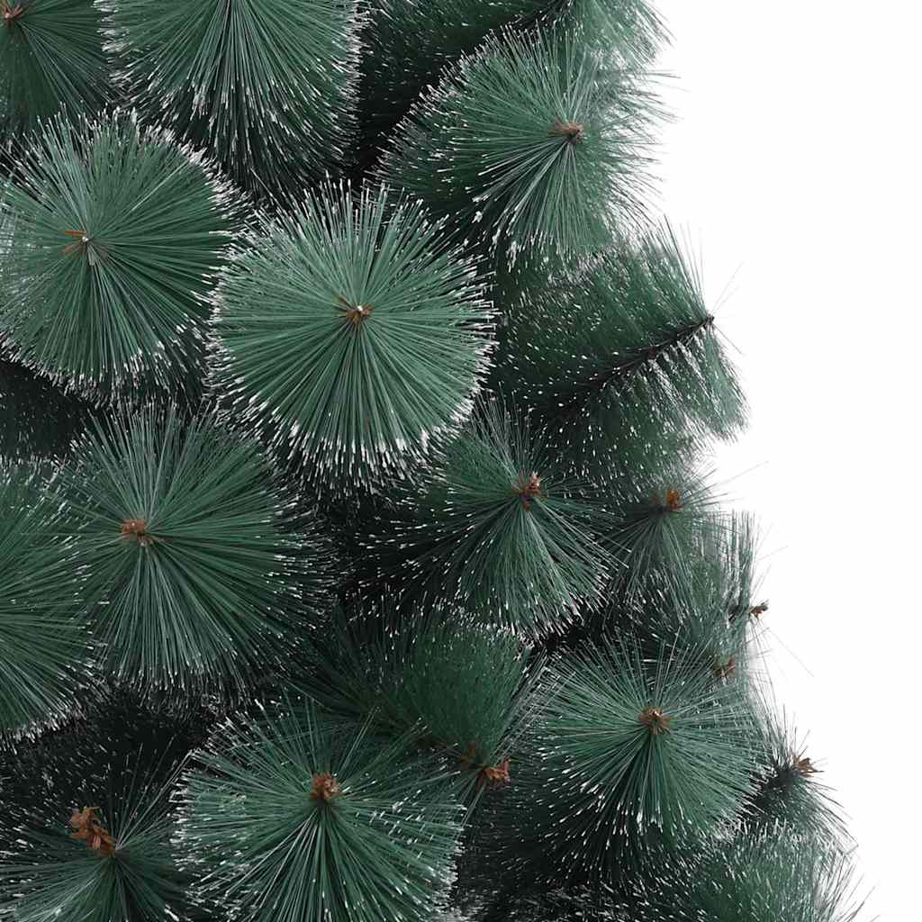 Künstlicher vorbeleuchteter Weihnachtsbaum mit Kugelset 210 cm