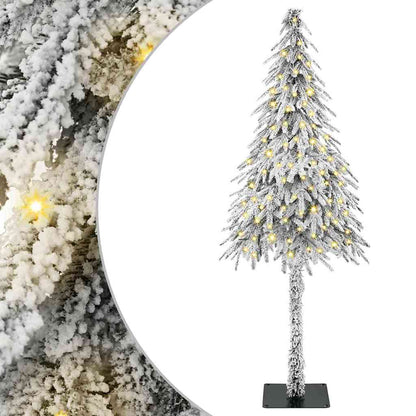 Weihnachtsbaum mit 150 LEDs Weiß 120 cm PE und Stahl