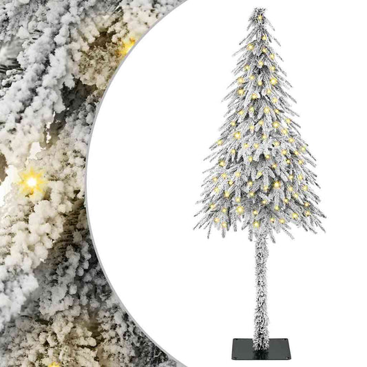 Weihnachtsbaum mit 150 LEDs Weiß 120 cm PE und Stahl