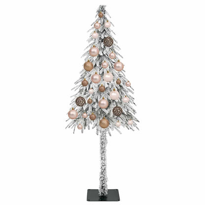 Weihnachtsbaum mit 150 LEDs Weiß 120 cm PE und Stahl