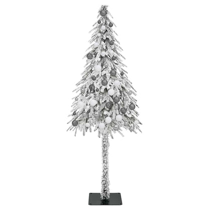 Weihnachtsbaum mit 300 LEDs Weiß 180 cm PE und Stahl