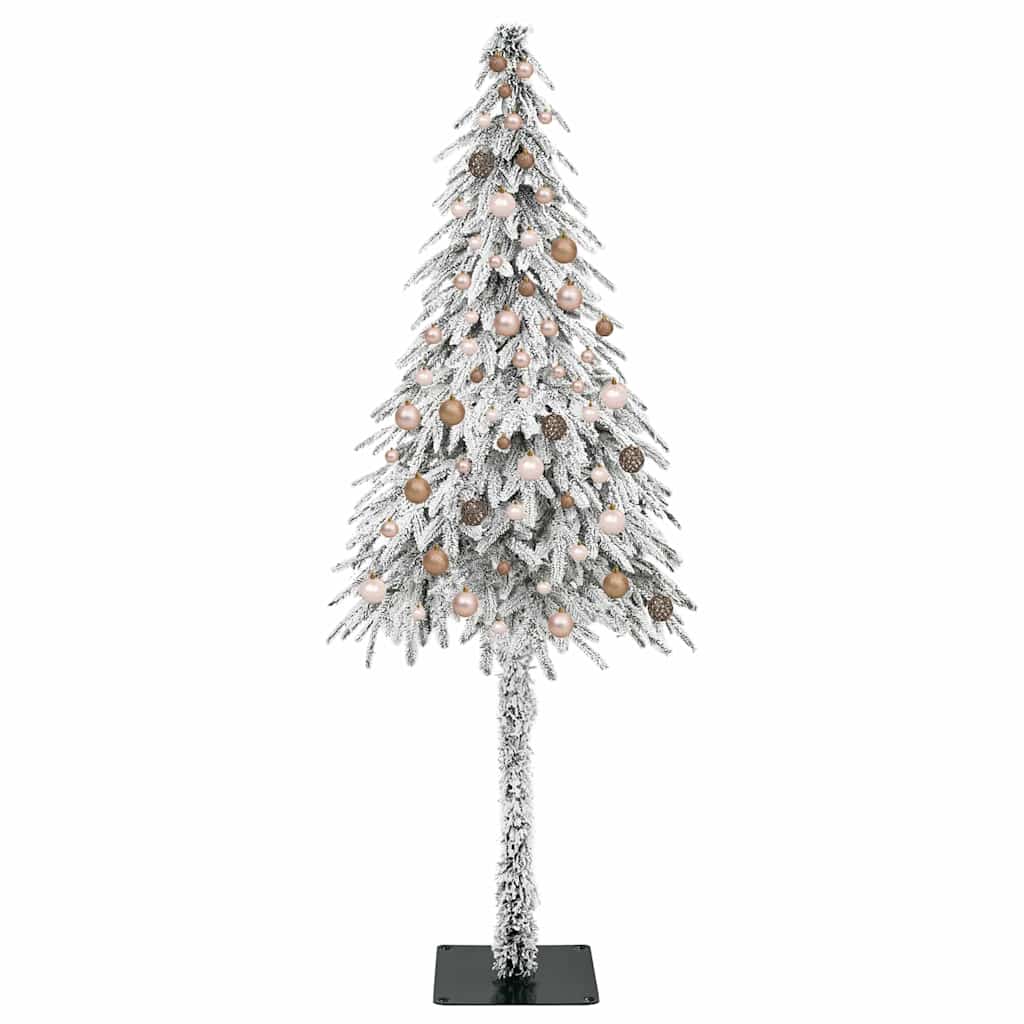 Weihnachtsbaum mit 300 LEDs Weiß 210 cm PE und Stahl
