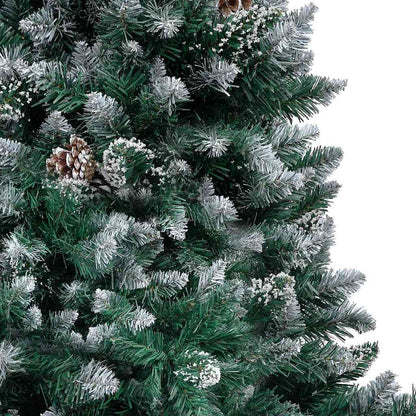 Künstlicher Weihnachtsbaum mit 150 LEDs mit Ständer Grün 150 cm