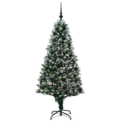 Künstlicher Weihnachtsbaum mit 300 LEDs mit Ständer Grün 180 cm