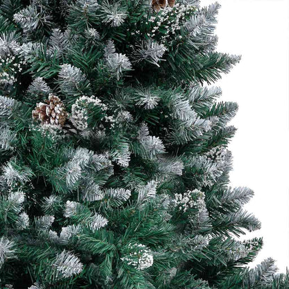 Künstlicher Weihnachtsbaum mit 300 LEDs mit Ständer Grün 180 cm