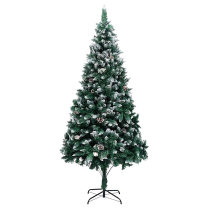 Künstlicher Weihnachtsbaum mit 300 LEDs mit Ständer Grün 210 cm