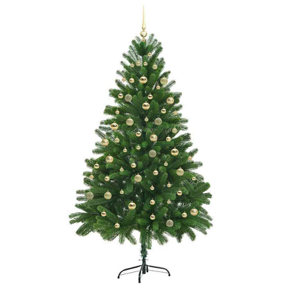 Künstlicher Weihnachtsbaum mit 300 LEDs mit Ständer Grün 210 cm
