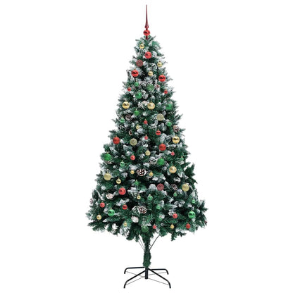 Künstlicher Weihnachtsbaum mit 300 LEDs mit Ständer Grün 210 cm