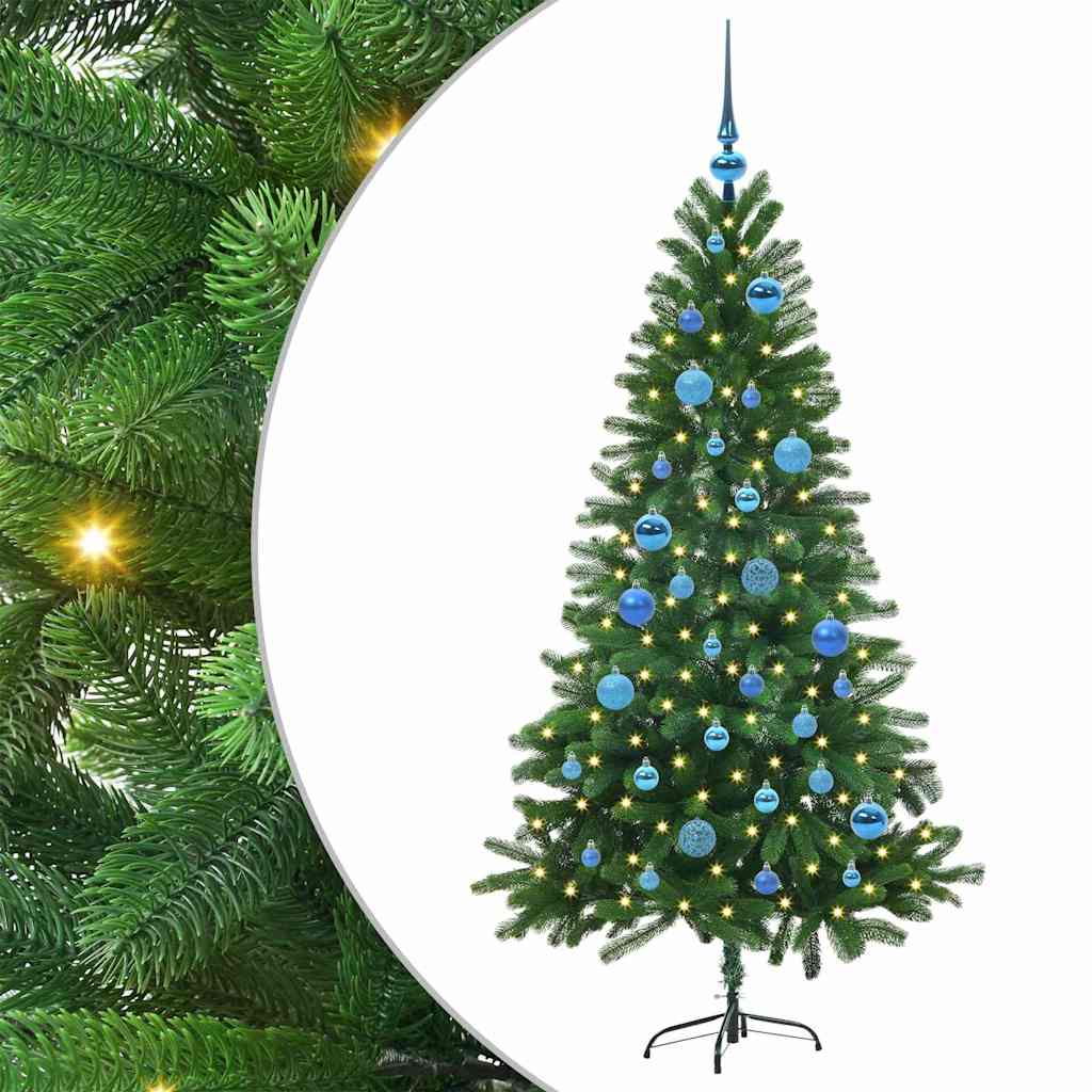 Weihnachtsbaum mit 150 LEDs mit Ständer Grün 150 cm PE