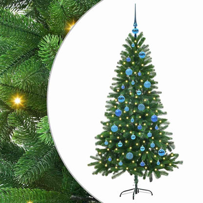 Weihnachtsbaum mit 150 LEDs mit Ständer Grün 150 cm PE