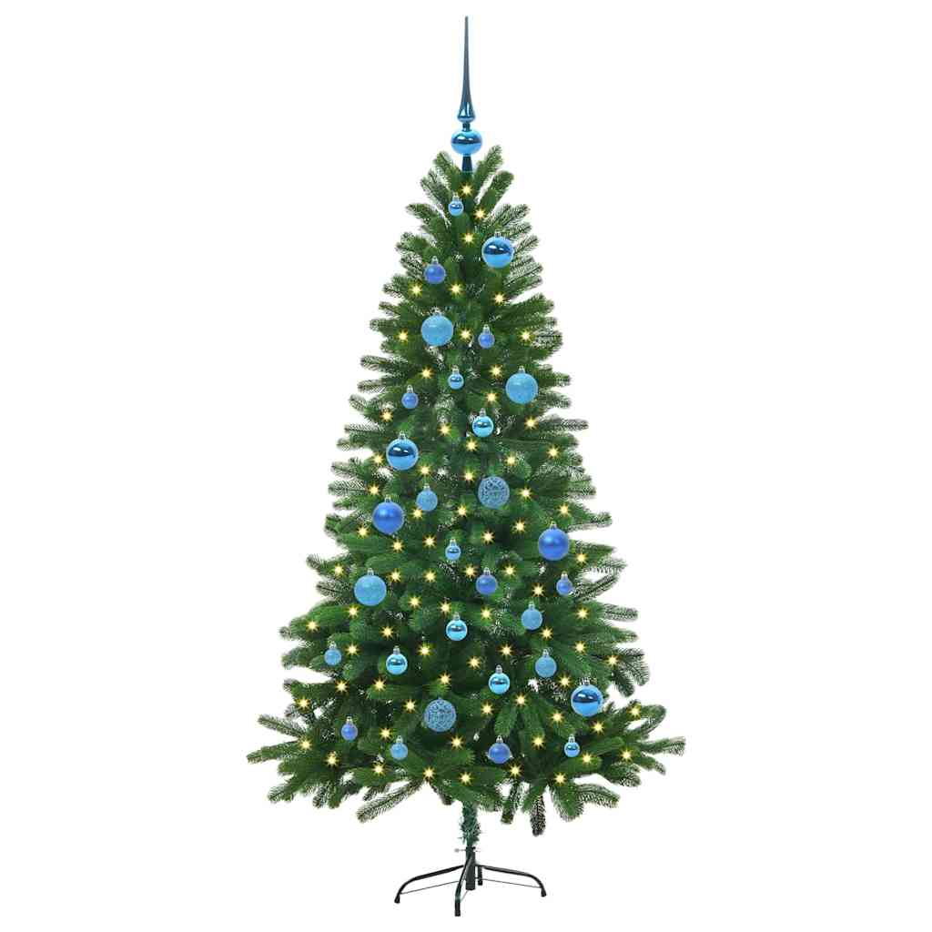 Weihnachtsbaum mit 150 LEDs mit Ständer Grün 150 cm PE