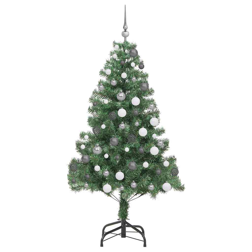 Weihnachtsbaum mit 300 LEDs mit Ständer Grün 180 cm PVC