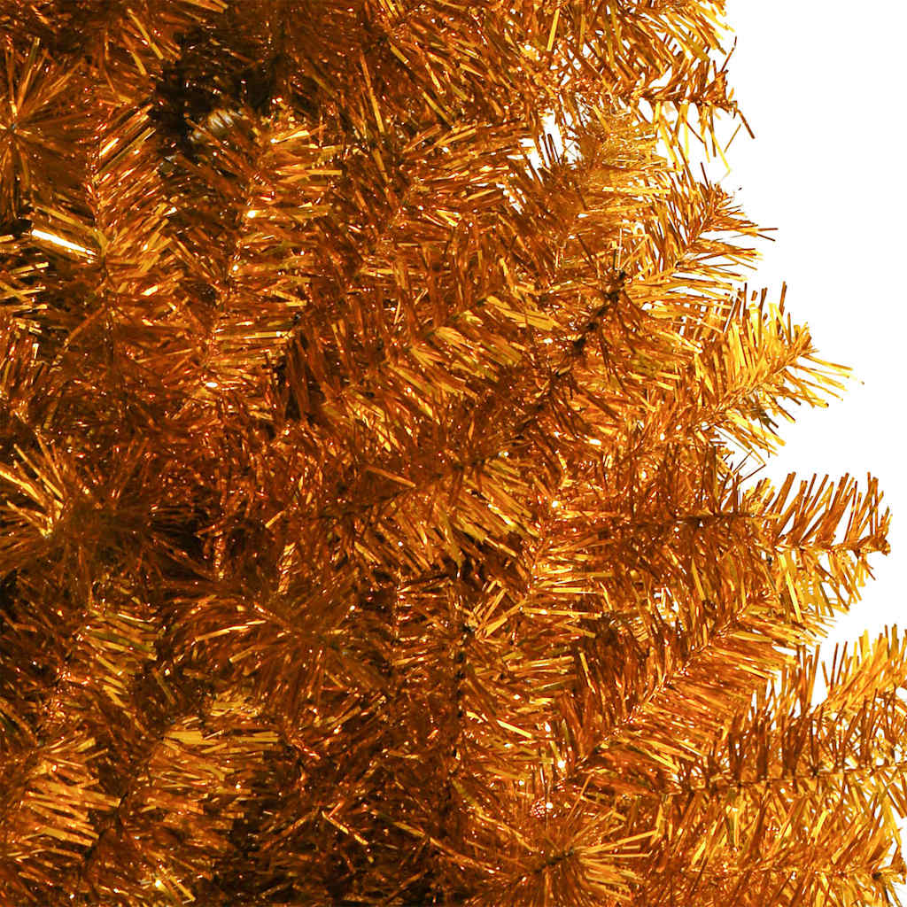 Weihnachtsbaum mit 150 LEDs mit Ständer Gold 150 cm Haustier