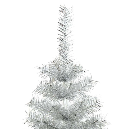 Weihnachtsbaum mit 150 LEDs mit Ständer Silber 150 cm Haustier